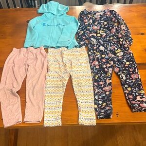 Girls 3/4 T clothing lot size